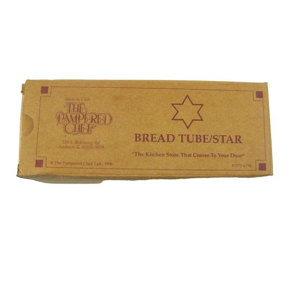 Pampered Chef Bread Tube Star 1570-6 Mold - Picture 3 of 7